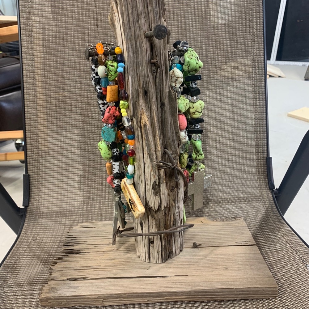 Rustic Necklace holder